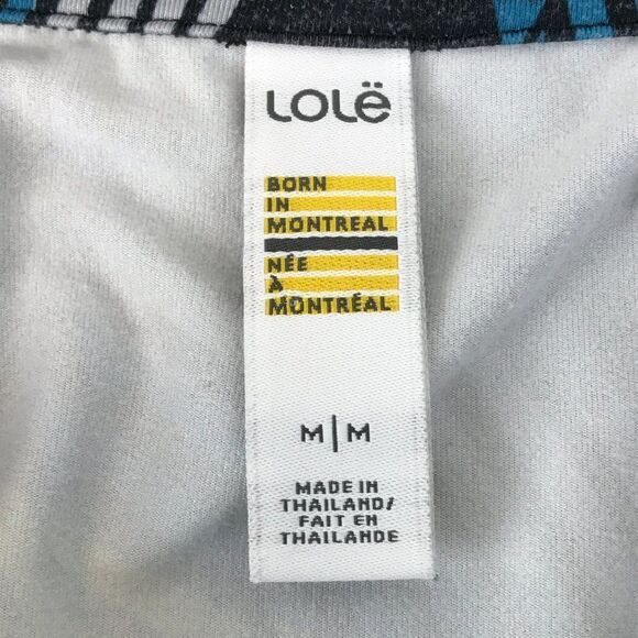 Lole 1/4 Zip Pullover Women's Medium Stretch Geometric Print Athletic Active - Picture 11 of 11